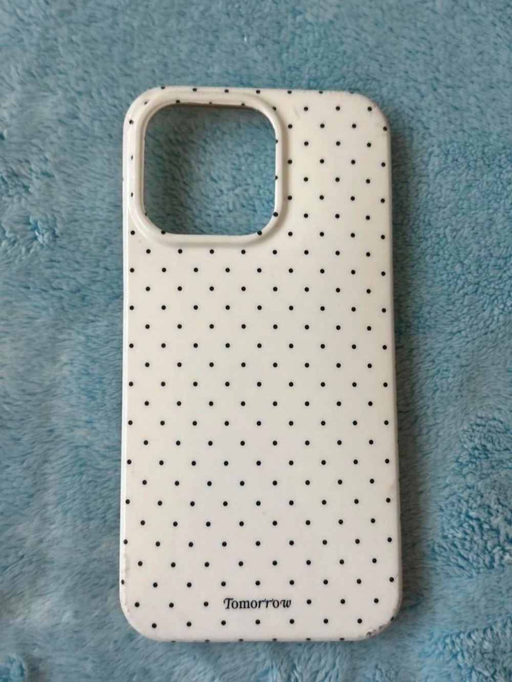 White Polka Dot Phone Case — Slim Protective Cover
